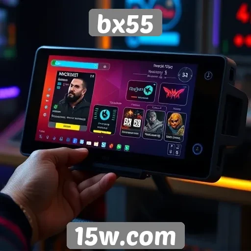 explorando a interface do usuário do bx55