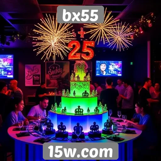 Comemorações de eventos especiais no bx55